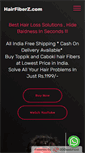 Mobile Screenshot of hairfiberz.com
